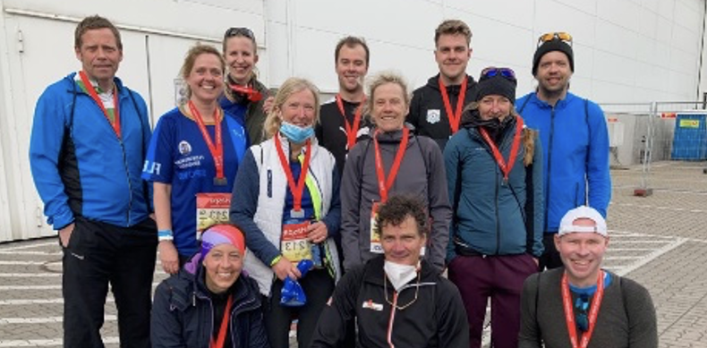 Delegation der StS Oldenfelde beim Hanse – Marathon