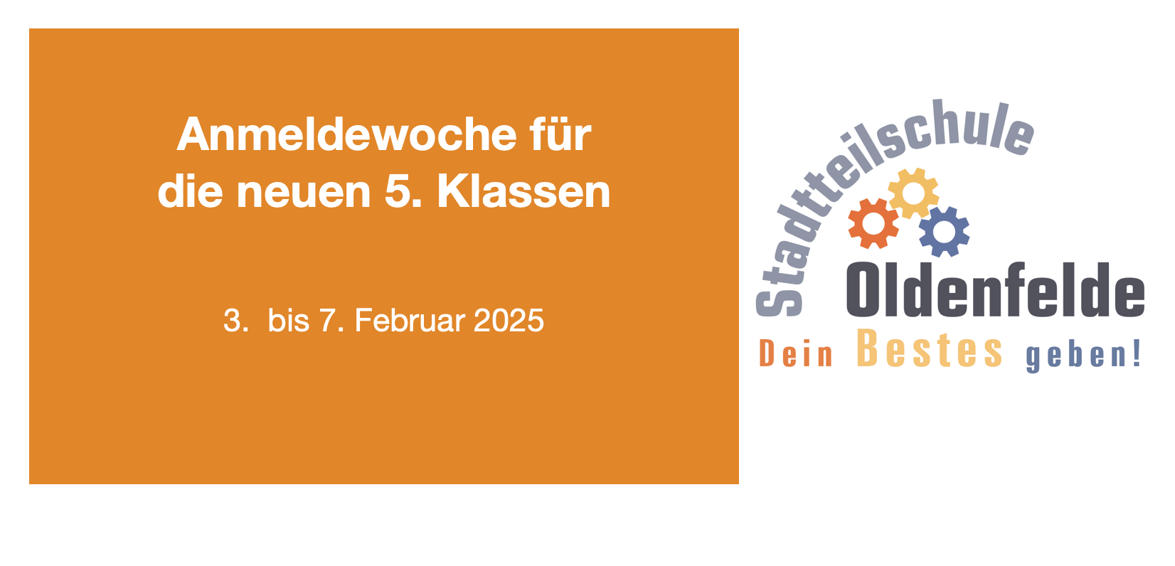 Informationen zur Anmeldung