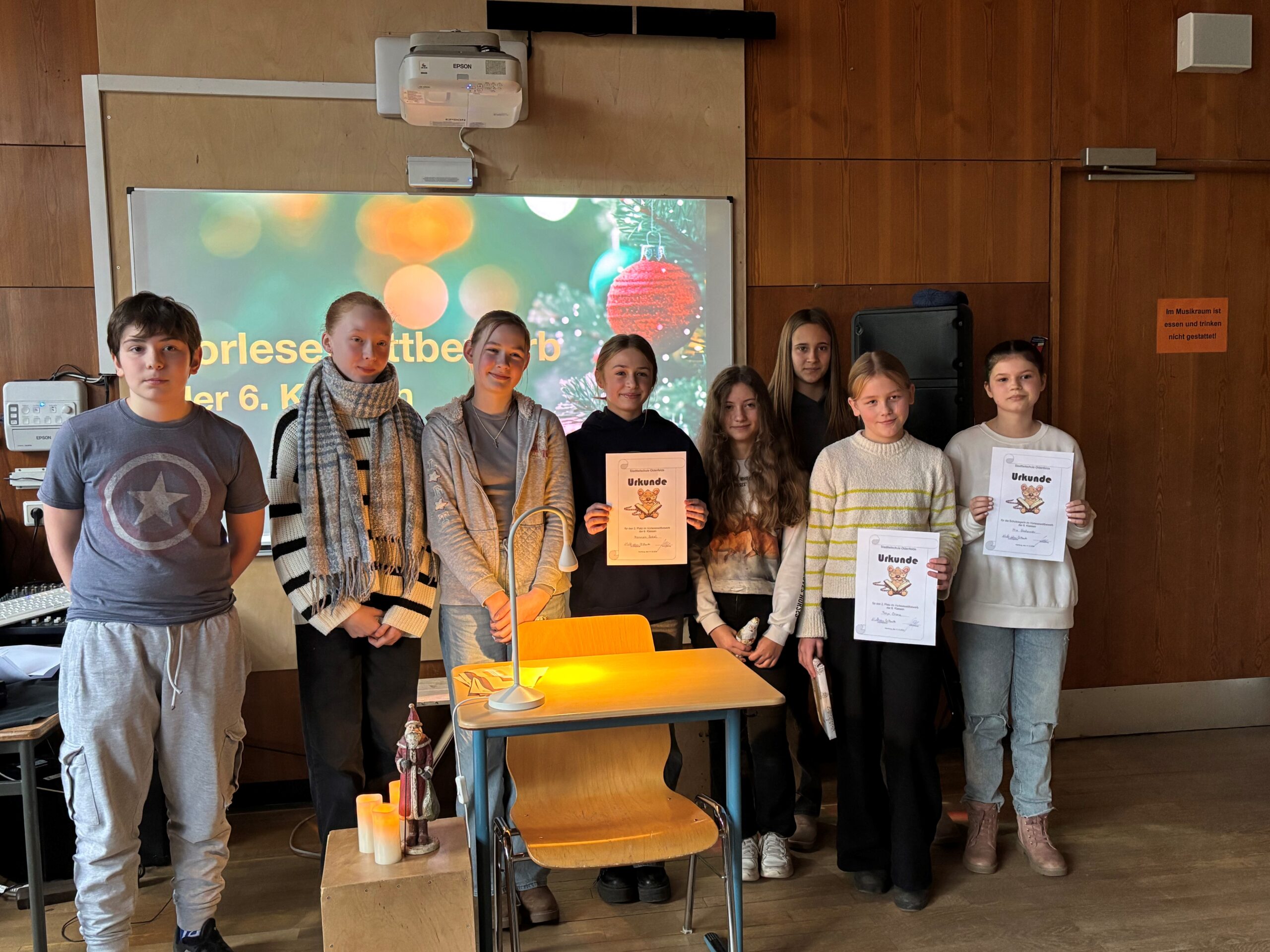 Vorlesewettbewerb der 6. Klassen