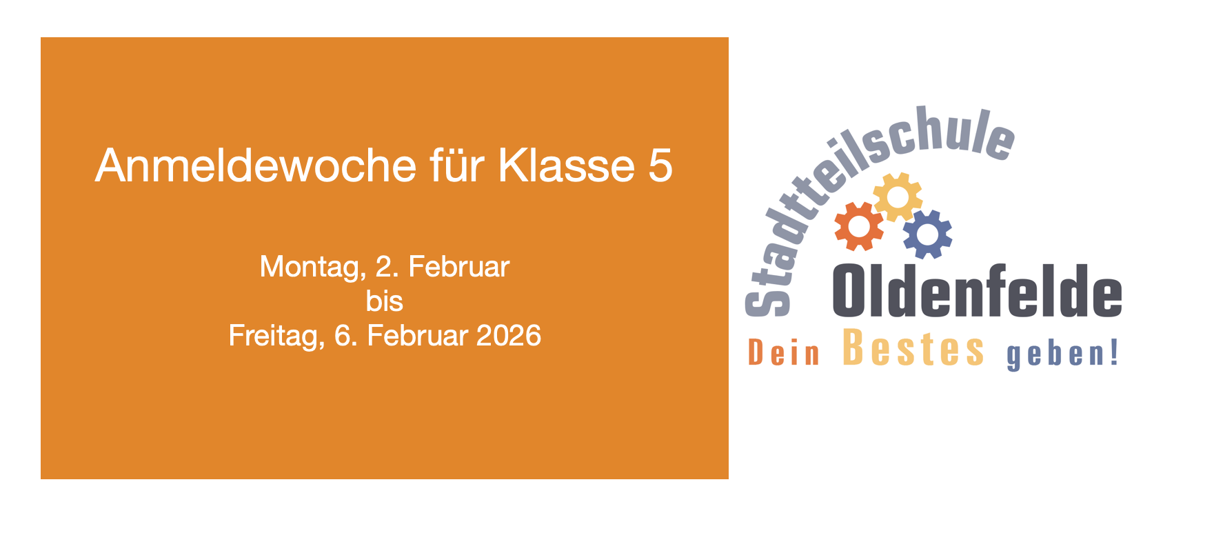 Informationen zur Anmeldung